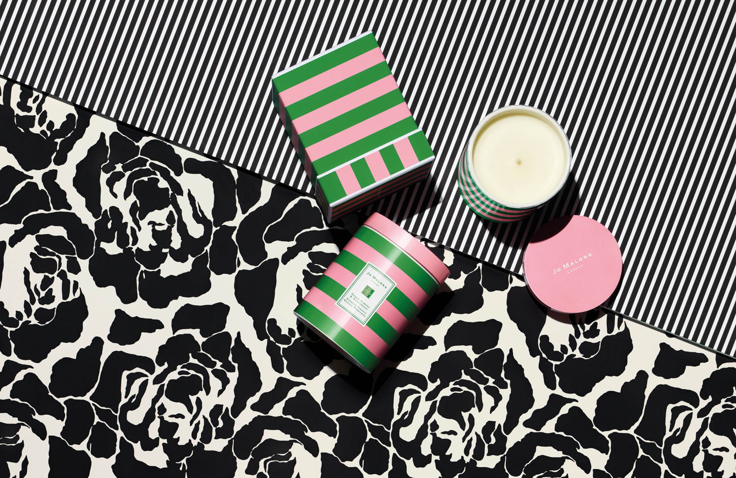 Green Almond & Redcurrant Candle 