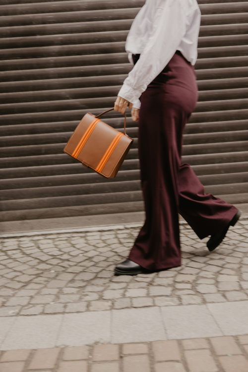 Mieke Dierckx_Doublé cognac orange €475