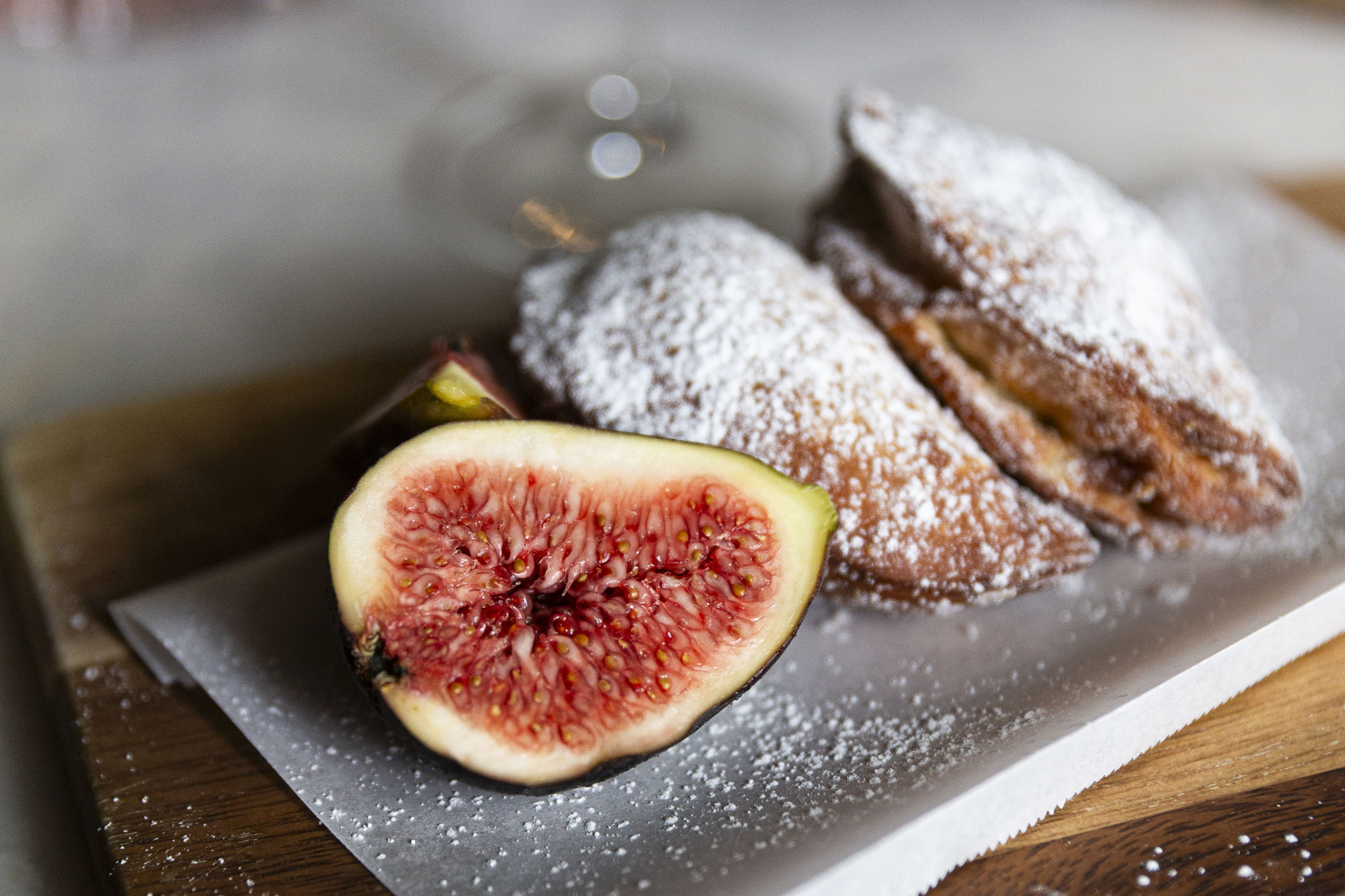 Sarah Cicolini's caramel fig crostata