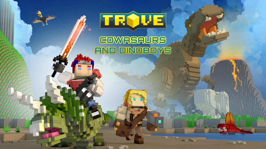 Media Alert: Der Kampf der Zeitalter – Cowboys gegen Dinosaurier im neuesten In-Game-Event von Trove!