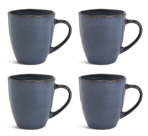 Habitat Navy reactive 4pk Mugs, £16