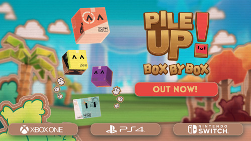 Your parcel is due for delivery today - "Pile Up! Box by Box" is out now!