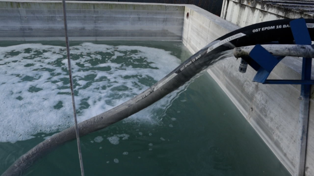 Wateropslag in Villers-le-Bouillet