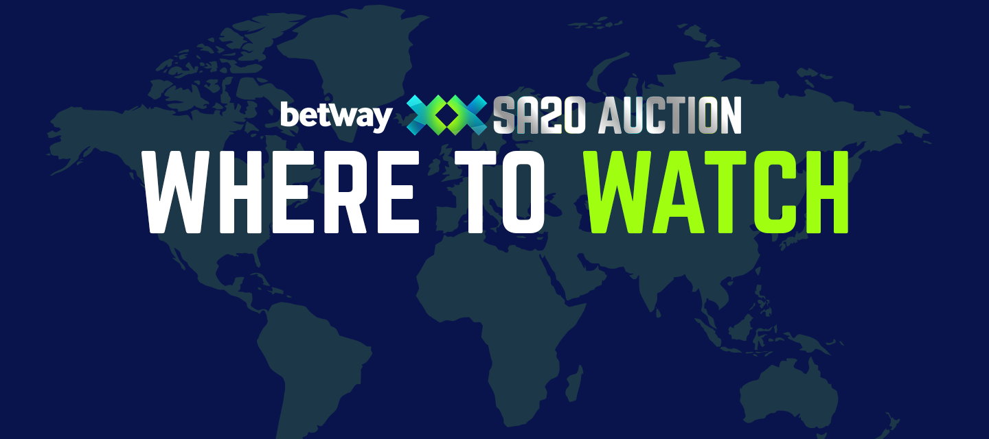 All eyes on Betway SA20 Season 4 Player auction live today 