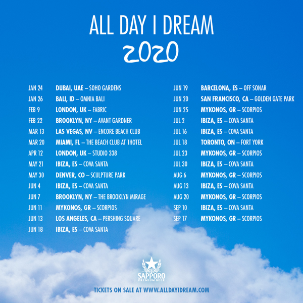 All Day I Dream Announces 2020 World Tour