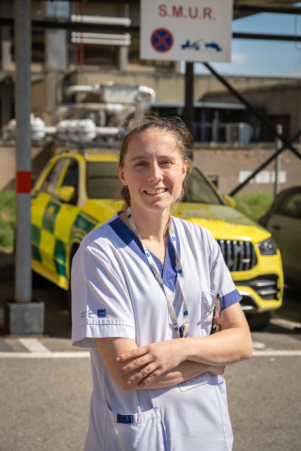 Nele Ostyn, infirmière-cheffe du service des Urgences (Hôpital Erasme)