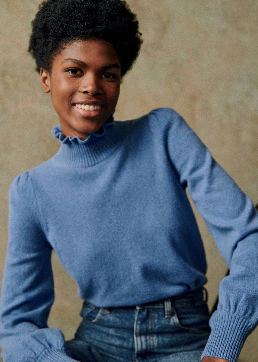 Sézane - Pull BRIANNA Bleu d'hiver - 160€