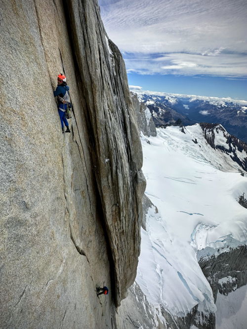 Jonas Schild tested the Core Protect Rope in Patagonia – © Mammut Sports Group