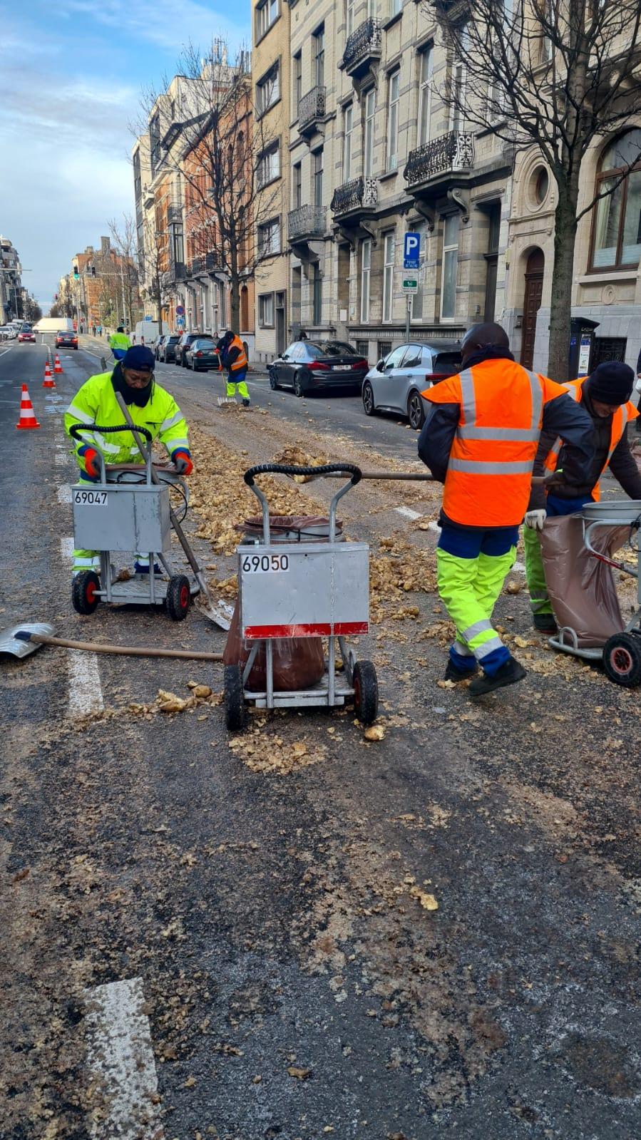 Manifestation des agriculteurs : Bruxelles-Propreté est sur le pont