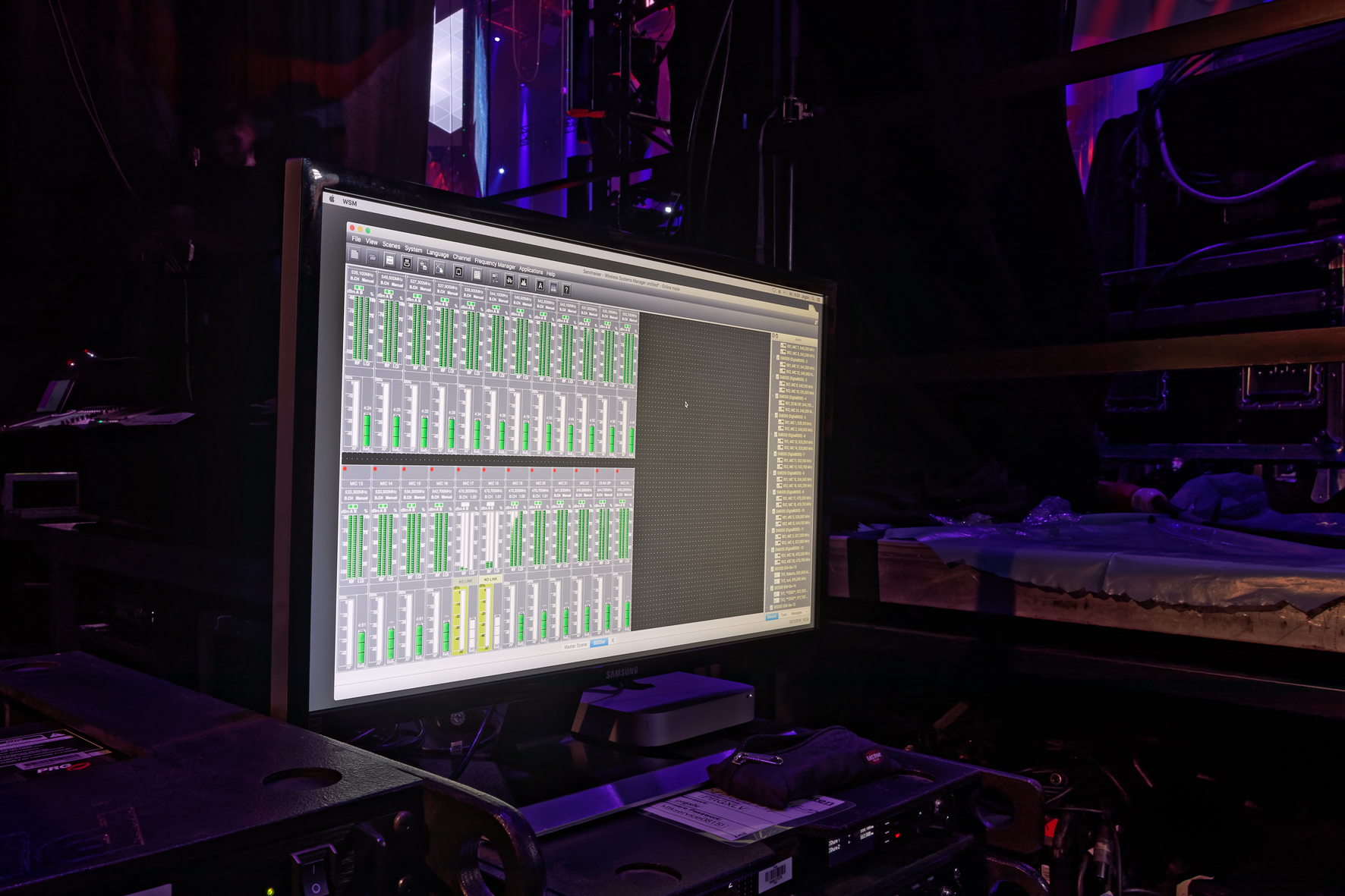 Der Wireless System Manager von Sennheiser bietet bei der Überwachung der Funkstrecken den perfekten Überblick Der Wireless System Manager von Sennheiser bietet bei der Überwachung der Funkstrecken den perfekten Überblick