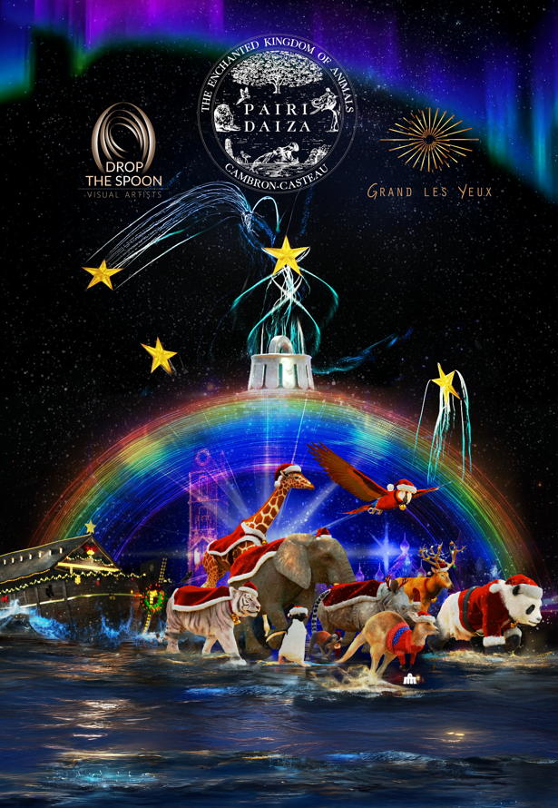 Depuis 2017, Pairi Daiza a enchanté ses visiteurs avec plus de 20 vidéomappings originaux, conçus par Grand Les Yeux et Drop The Spoon.. Depuis 2017, Pairi Daiza a enchanté ses visiteurs avec plus de 20 vidéomappings originaux, conçus par Grand Les Yeux et Drop The Spoon..
