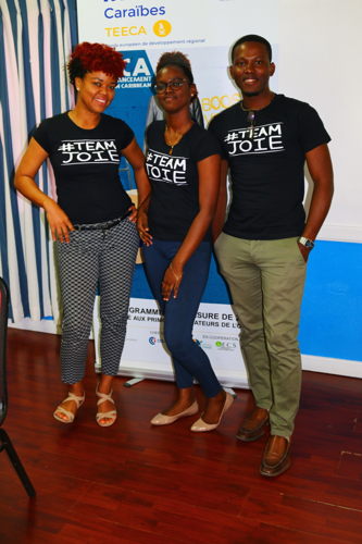 Project team "Joie" semifinalists of the TEECA Caribbean Youth Entrepreneurship Challenge