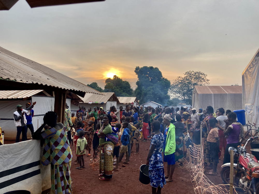 Families seek refuge inside the MSF-supported Bangassou University Regional Hospital. Copyright: Dale Koninckx/MSF