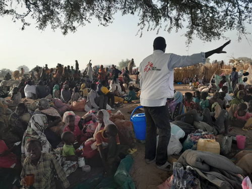 New families arrived in Tawila following new attacks in Zamzam camps. Copyright: Marion Ramstein/MSF
