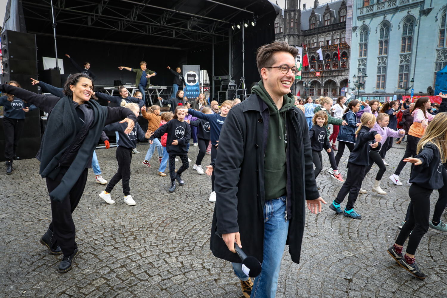Sander De Keere op Iedereen danst!, tijdens Iedereen Klassiek 2021 – © VRT