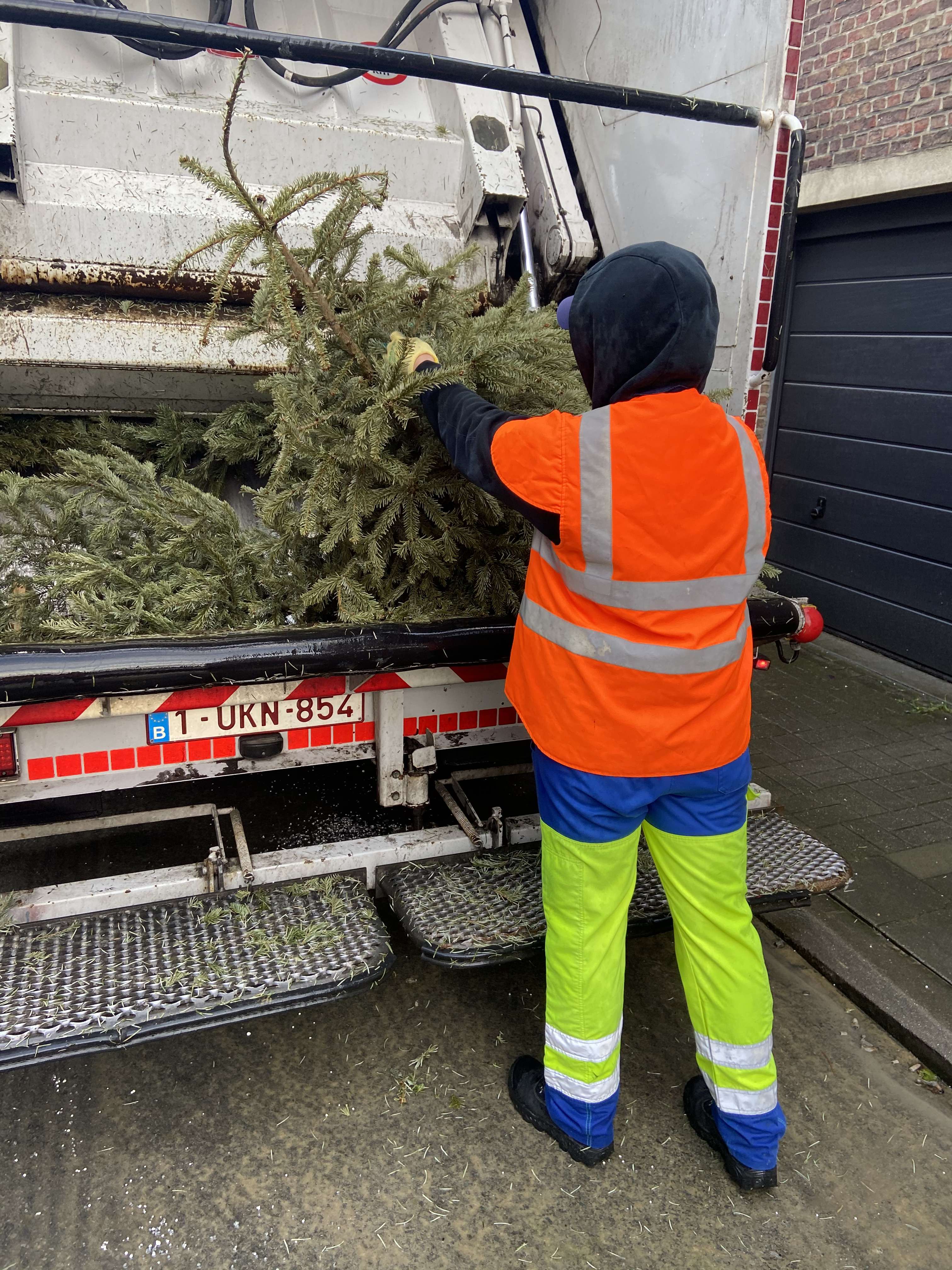 Bruxelles-Propreté entame l’année avec la collecte des sapins 