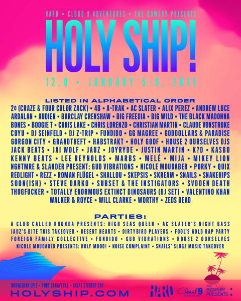 Holy Ship January 2019