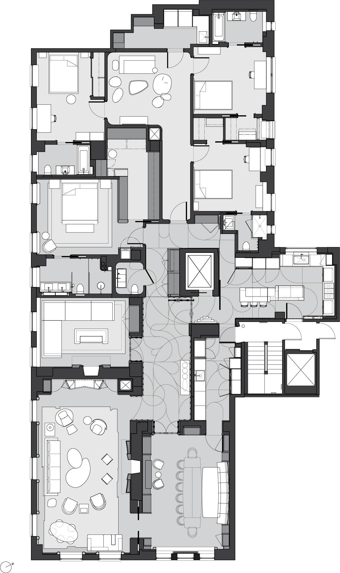 MKCA_Carnegie Hill Apartment_Furniture Plan