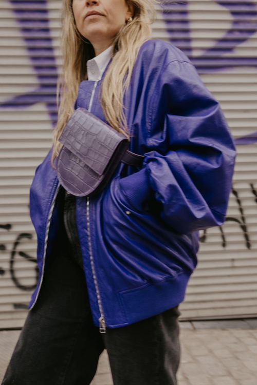 Mieke Dierckx -Belt Bag Lavender Croco - €365 (2)