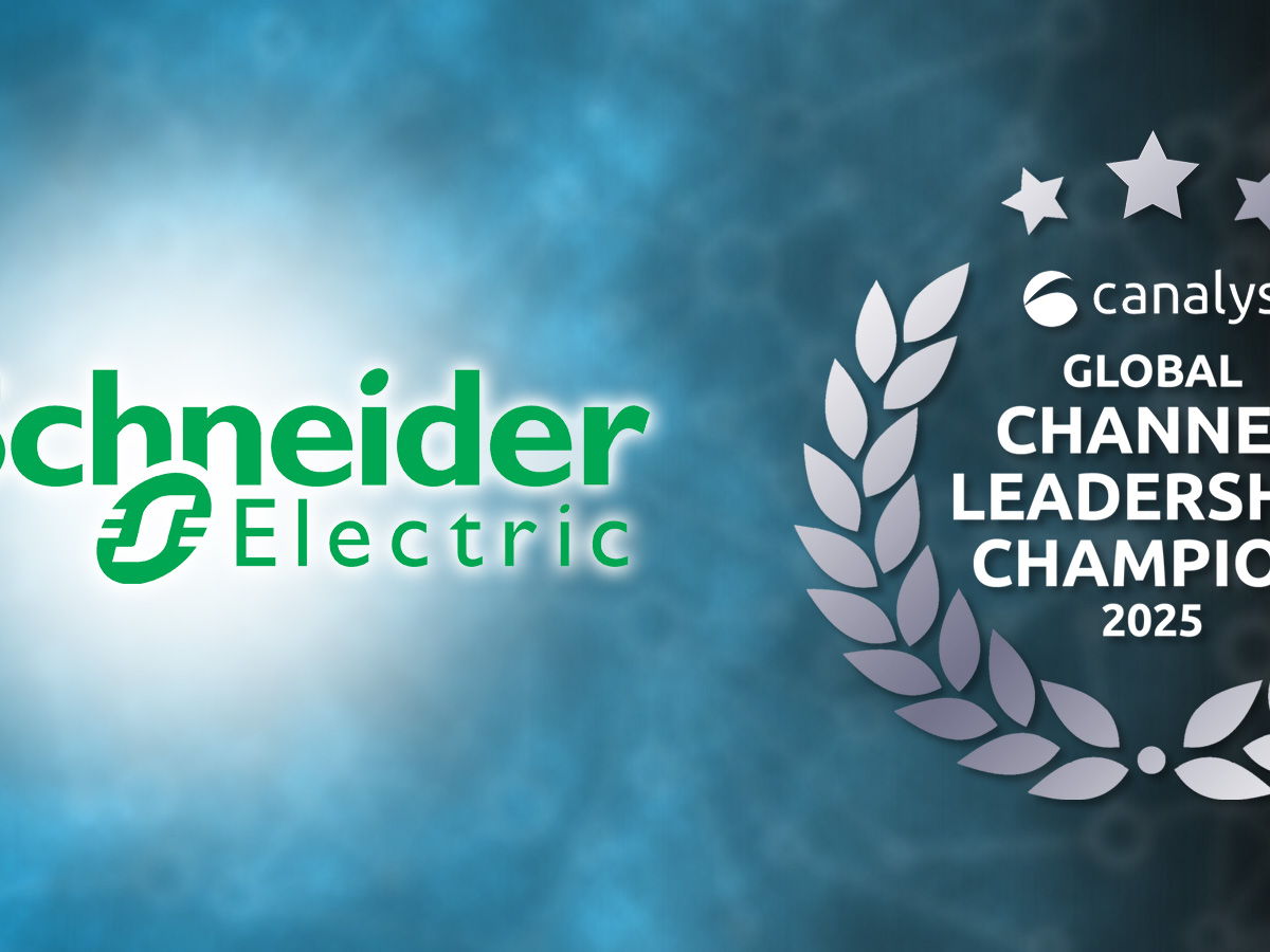 Schneider Electric erkend als Champion in de eerste Canalys Global Channel Leadership Matrix 