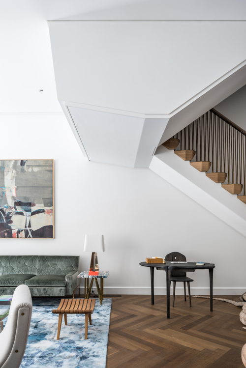 View of second floor. Photo by Alan Tansey.