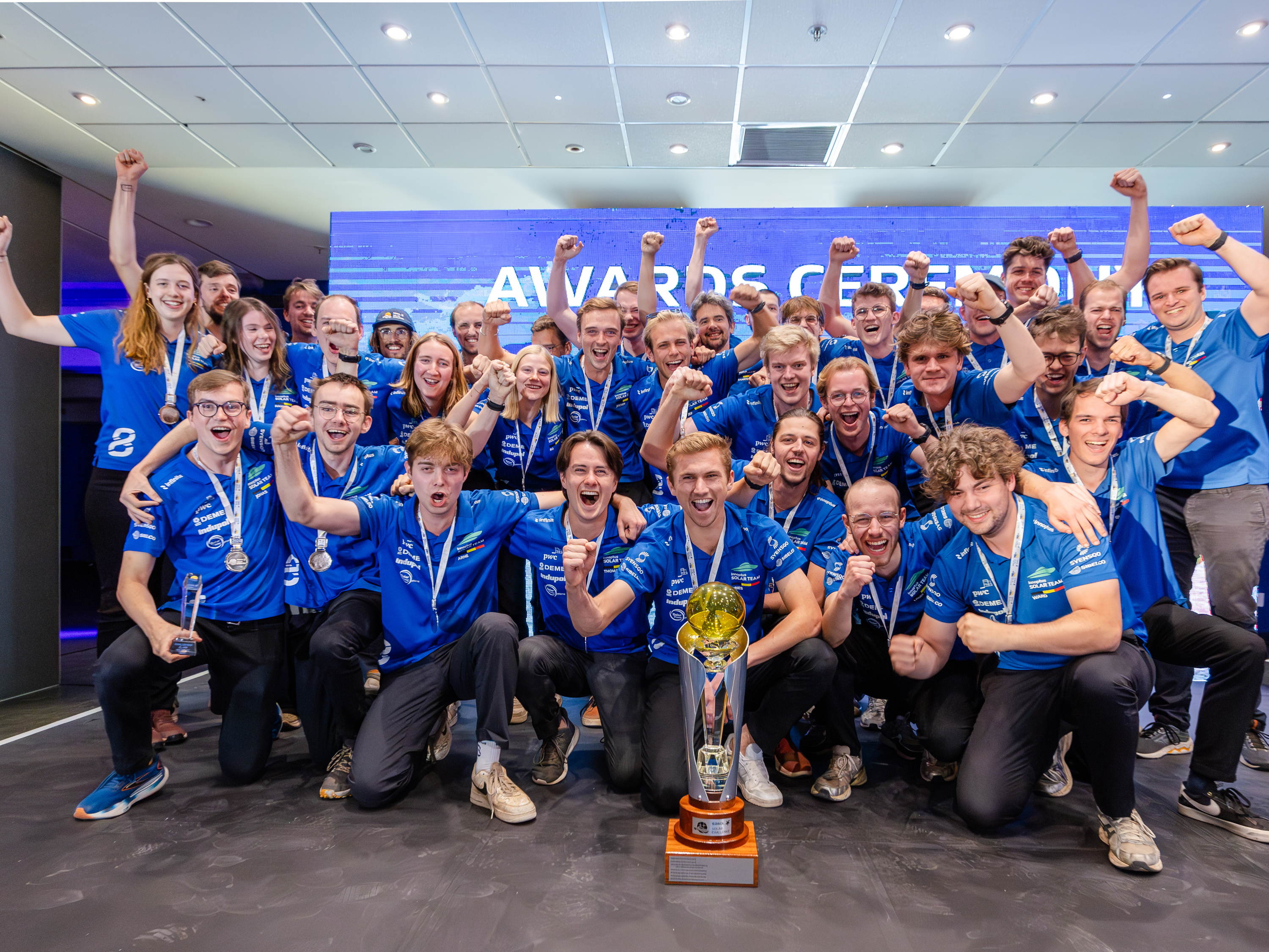 Succesvol jaar voor het Innoptus Solar Team krijgt extra glans door de verlenging van het hoofdsponsorschap met de 4ITEGO Group 