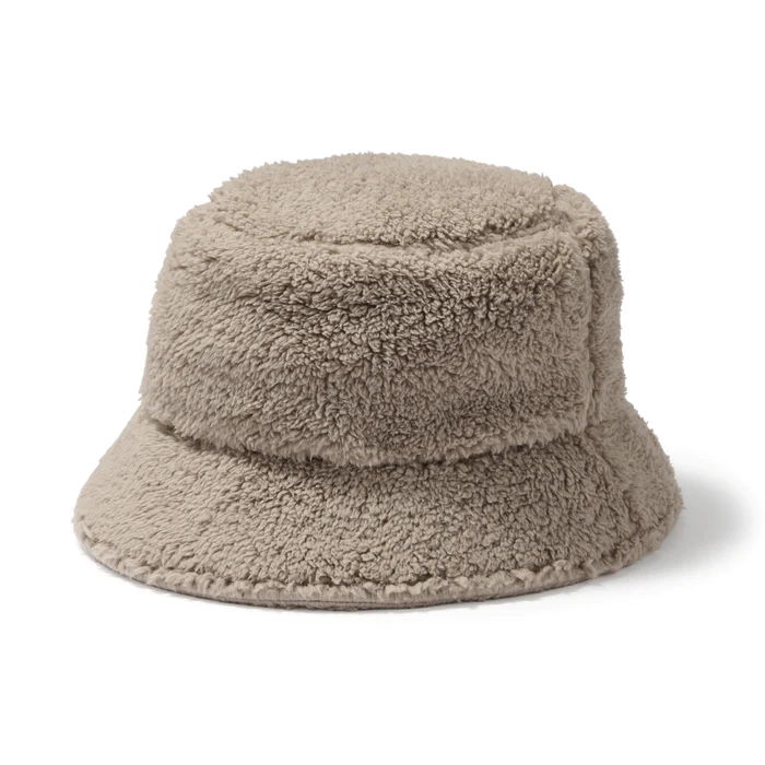 MUJI Recycle Polyester Boa Bucket Hat, $39.90, muji.us