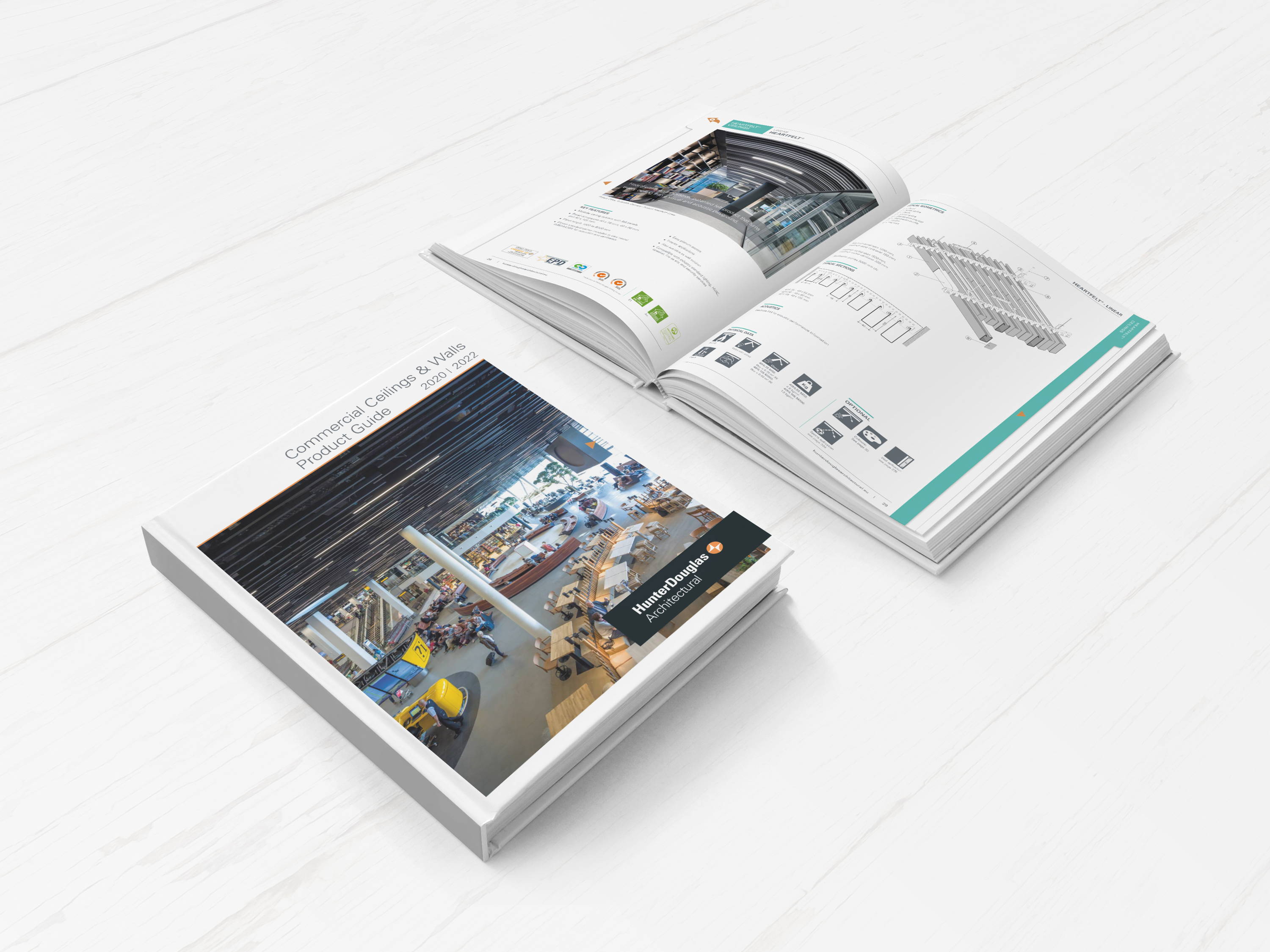Hunter Douglas Architectural publie une version améliorée de sa brochure Plafonds & murs