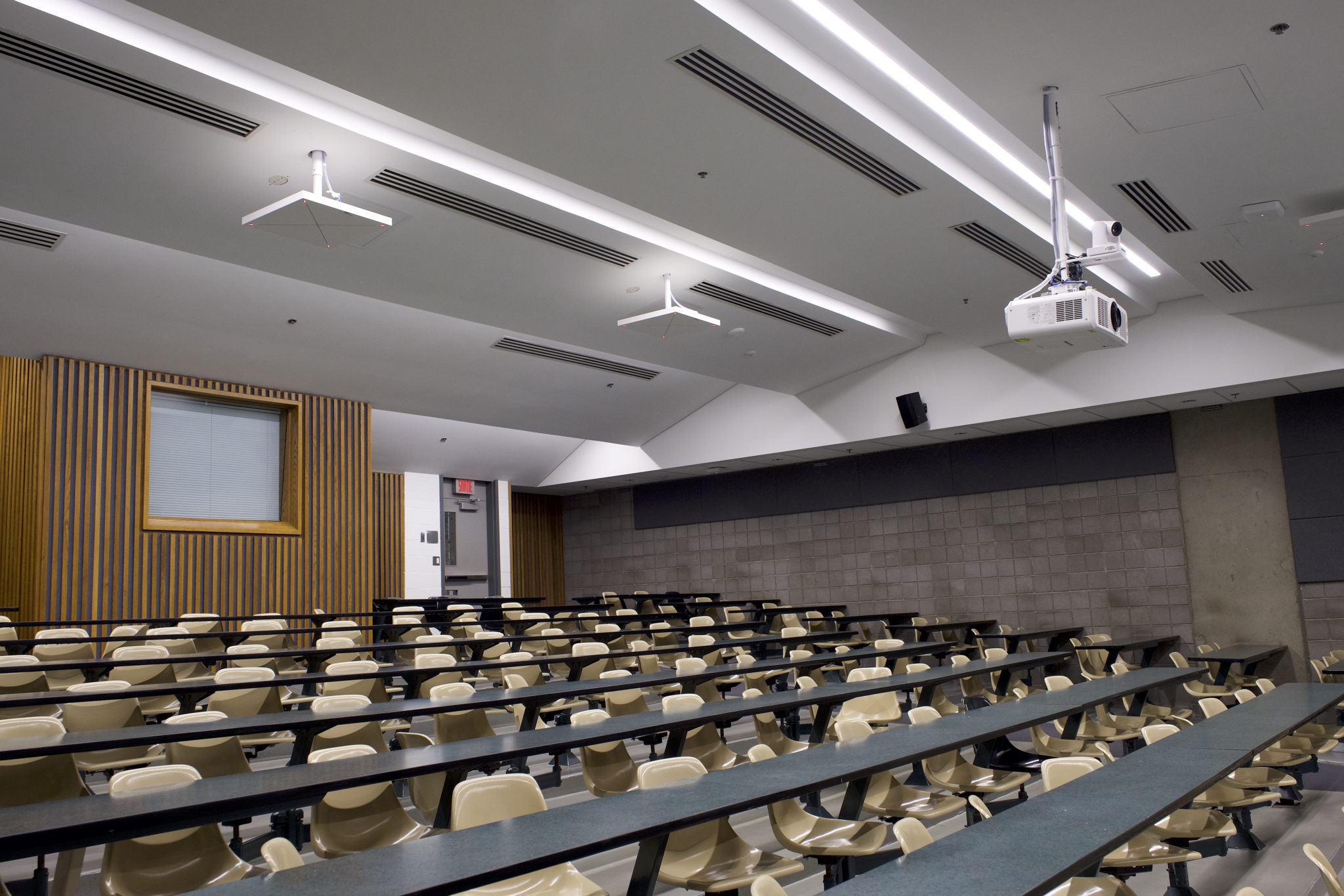 Hybrid and remote learning were major components in the design program, and ensuring high-quality audio was an essential outcome for both teacher and students. Photo credit: Miville Tremblay Hybrid and remote learning were major components in the design program, and ensuring high-quality audio was an essential outcome for both teacher and students. Photo credit: Miville Tremblay