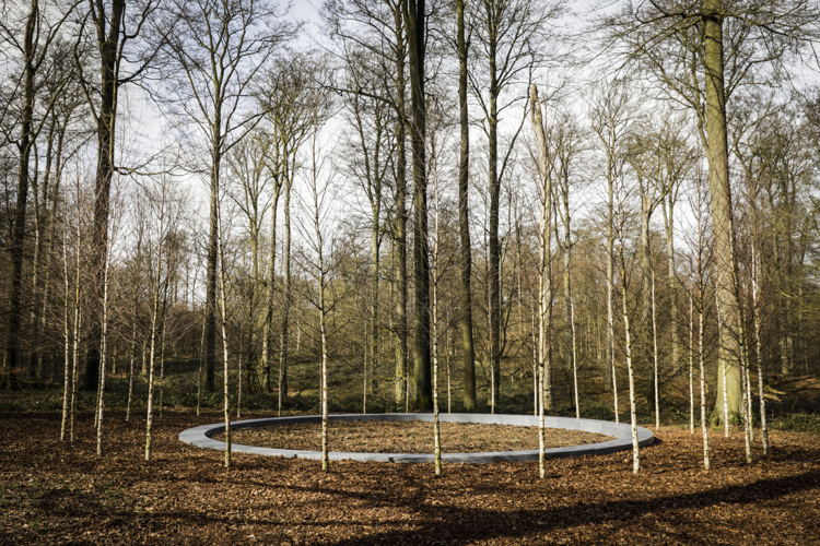 The memorial to the attacks of 22 March 2016 in the Sonian Forest in Brussels © BELGA PHOTO THIERRY ROGE