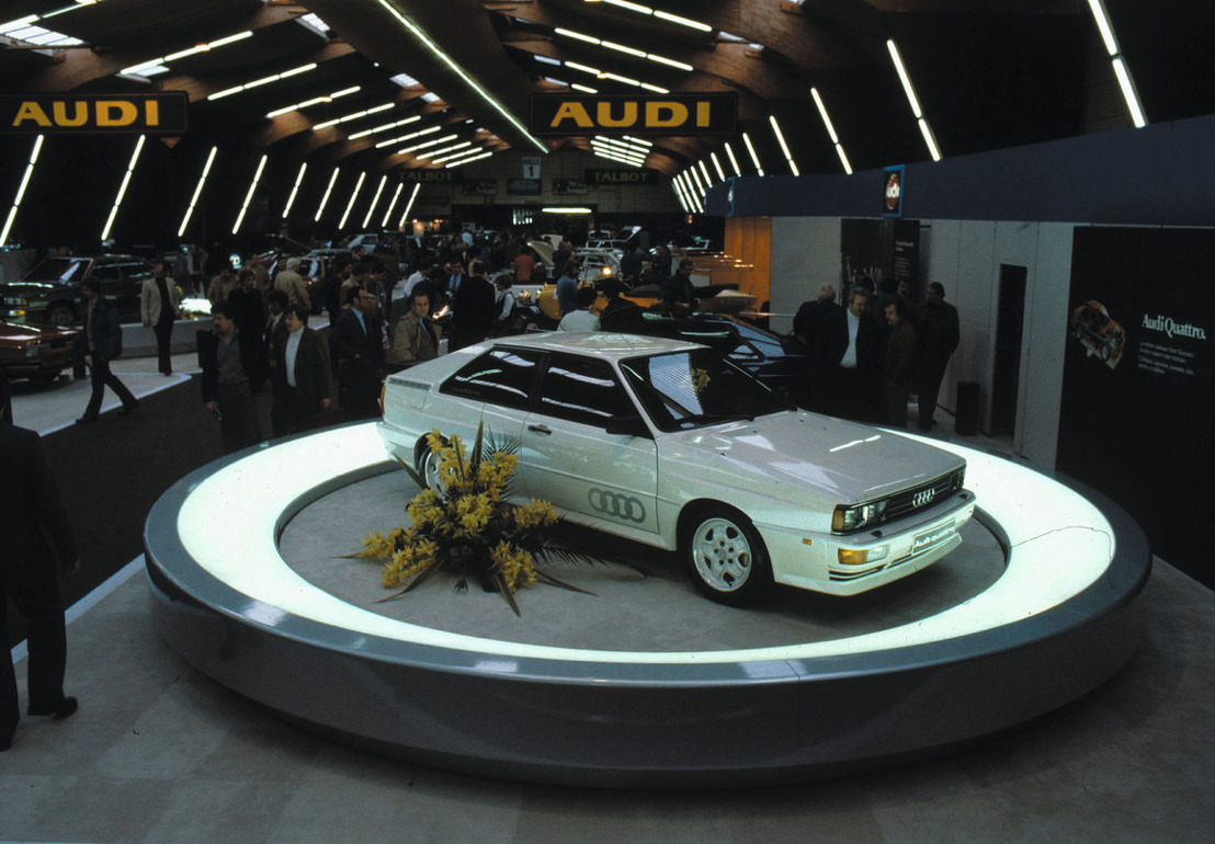 Le patrimoine à l’honneur : 40 ans d’Audi quattro sous les projecteurs d’Autoworld