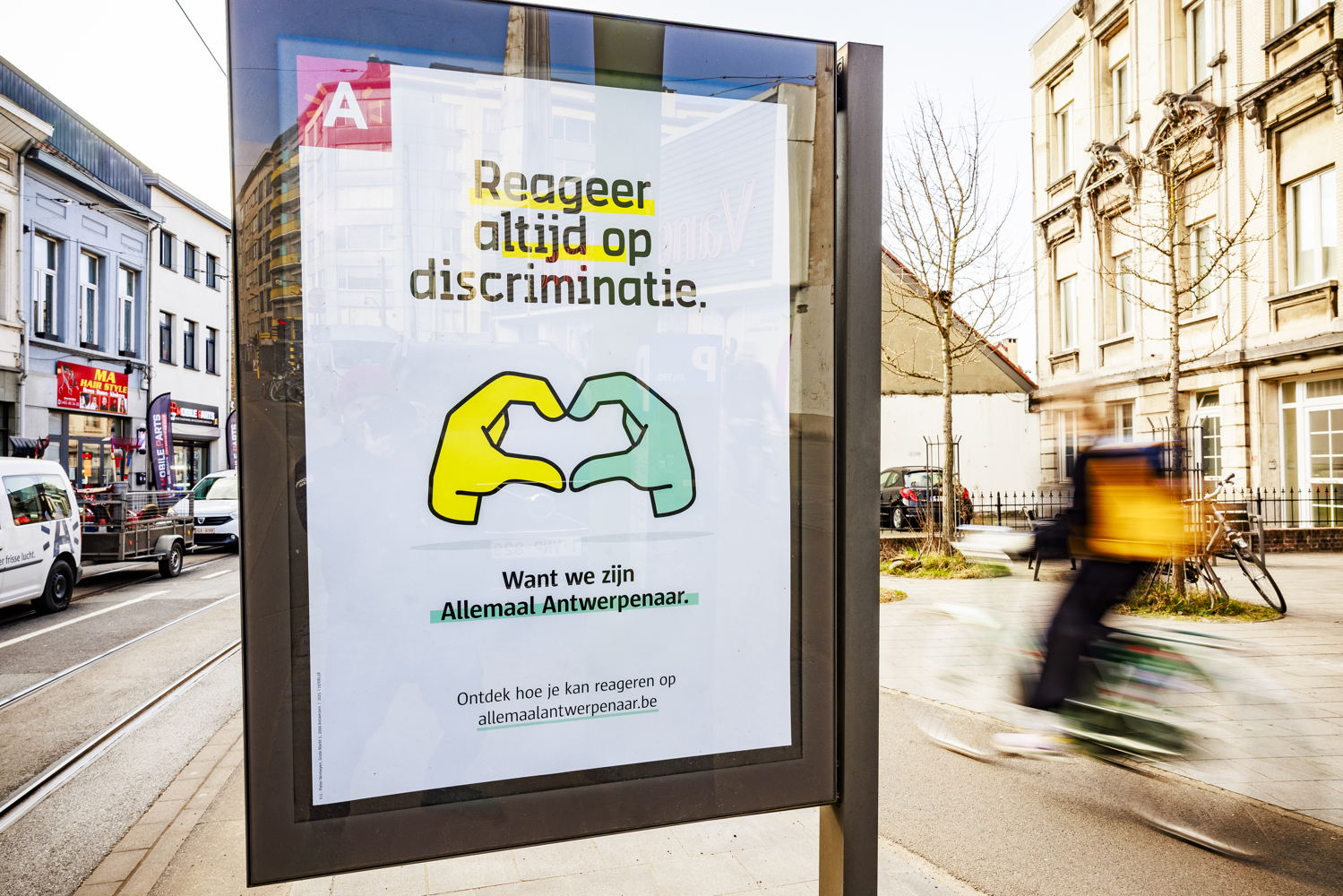 Allemaal Antwerpenaar fietser (c) Victoriano Moreno