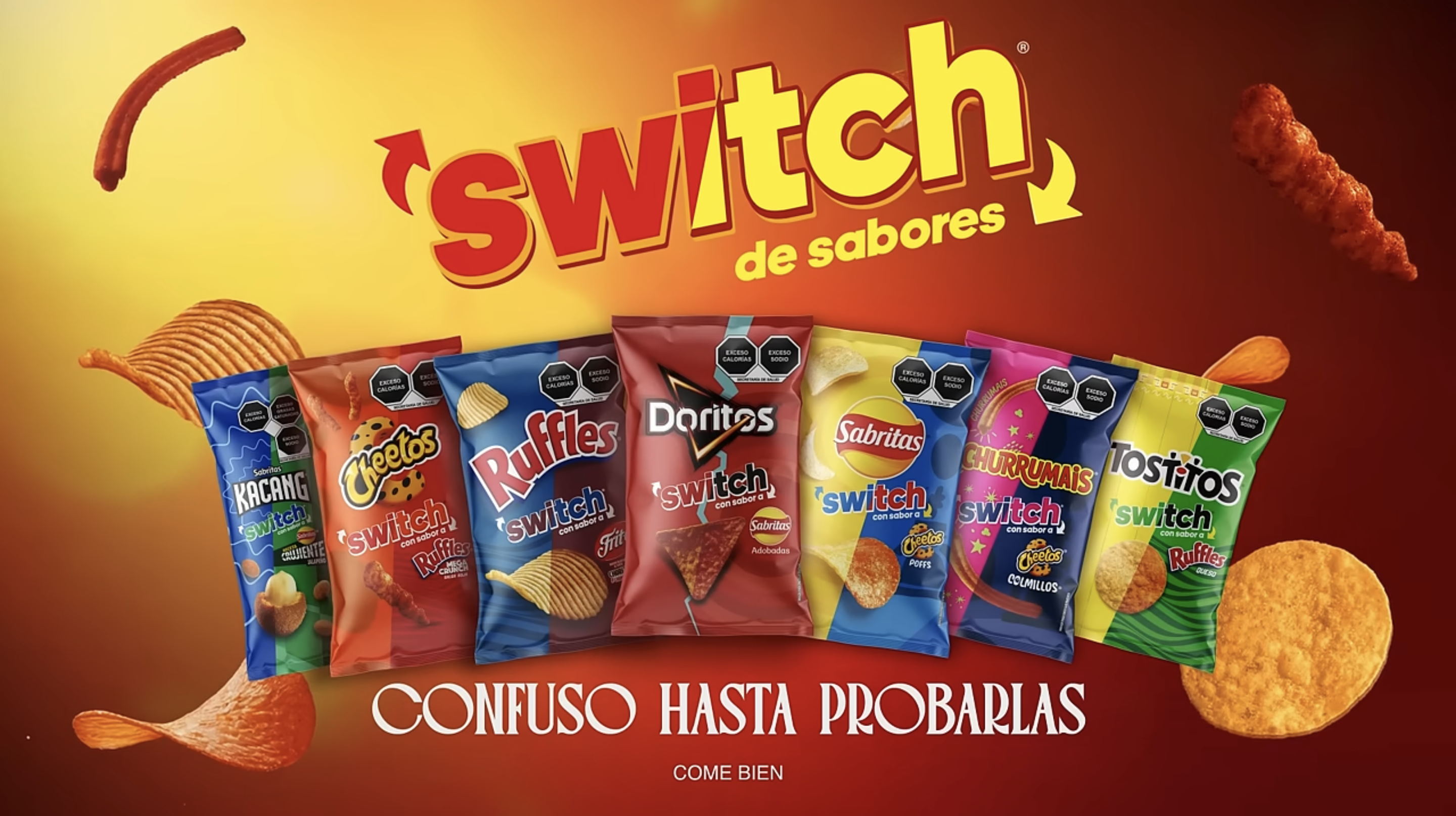 Confuso hasta probarlas: así se vive la nueva edición surrealista de Switch de sabores 