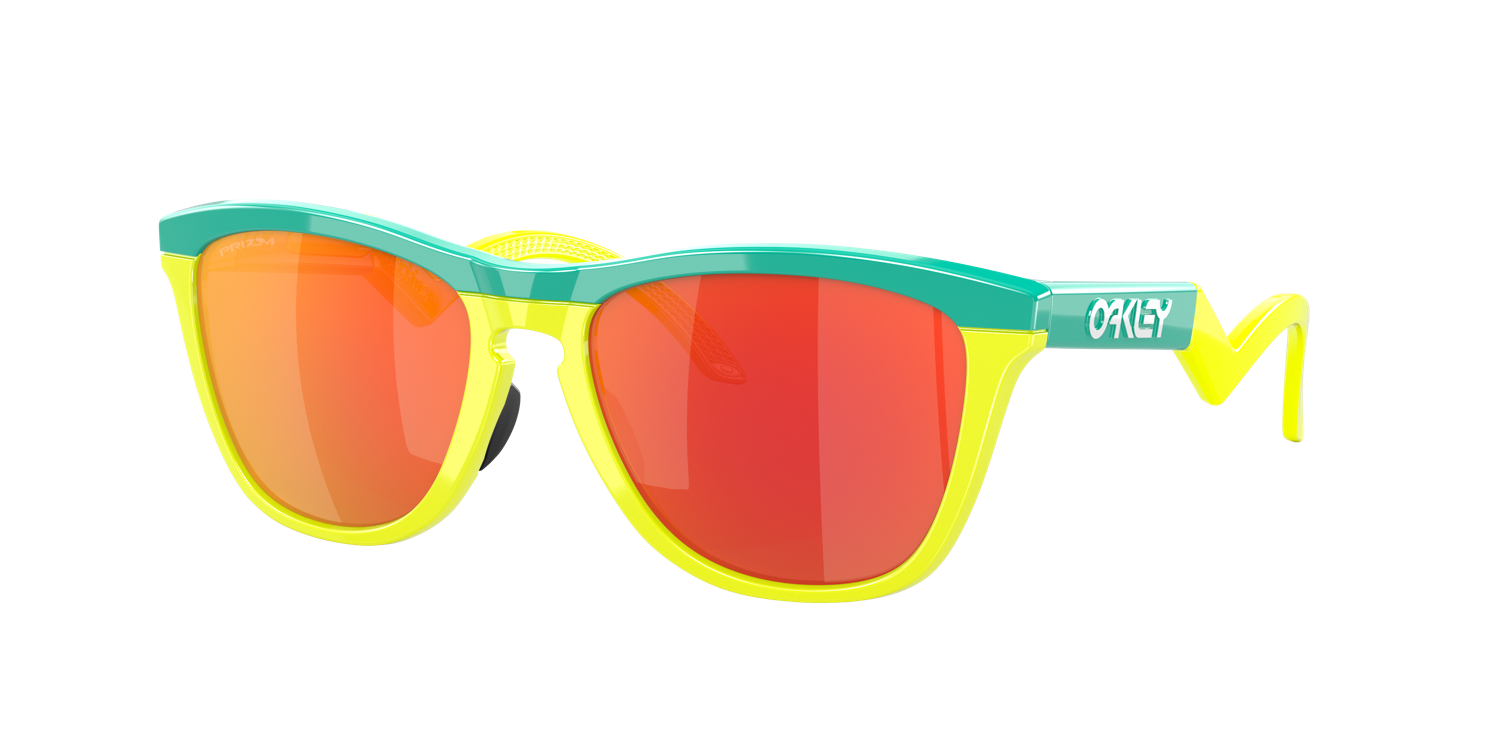 OAKLEY FROGSKIN HYBRID CELESTE WITH PRIZM RUBY (2)