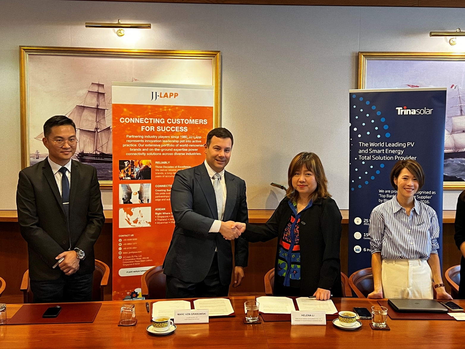 JJ-LAPP and Trina Solar Embark on a New Partnership