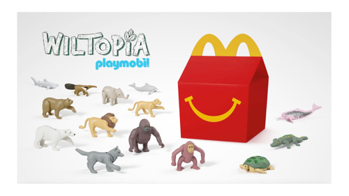 Découvrez dès demain le monde merveilleux de Wiltopia Playmobil dans les Happy Meals® de McDonald's !