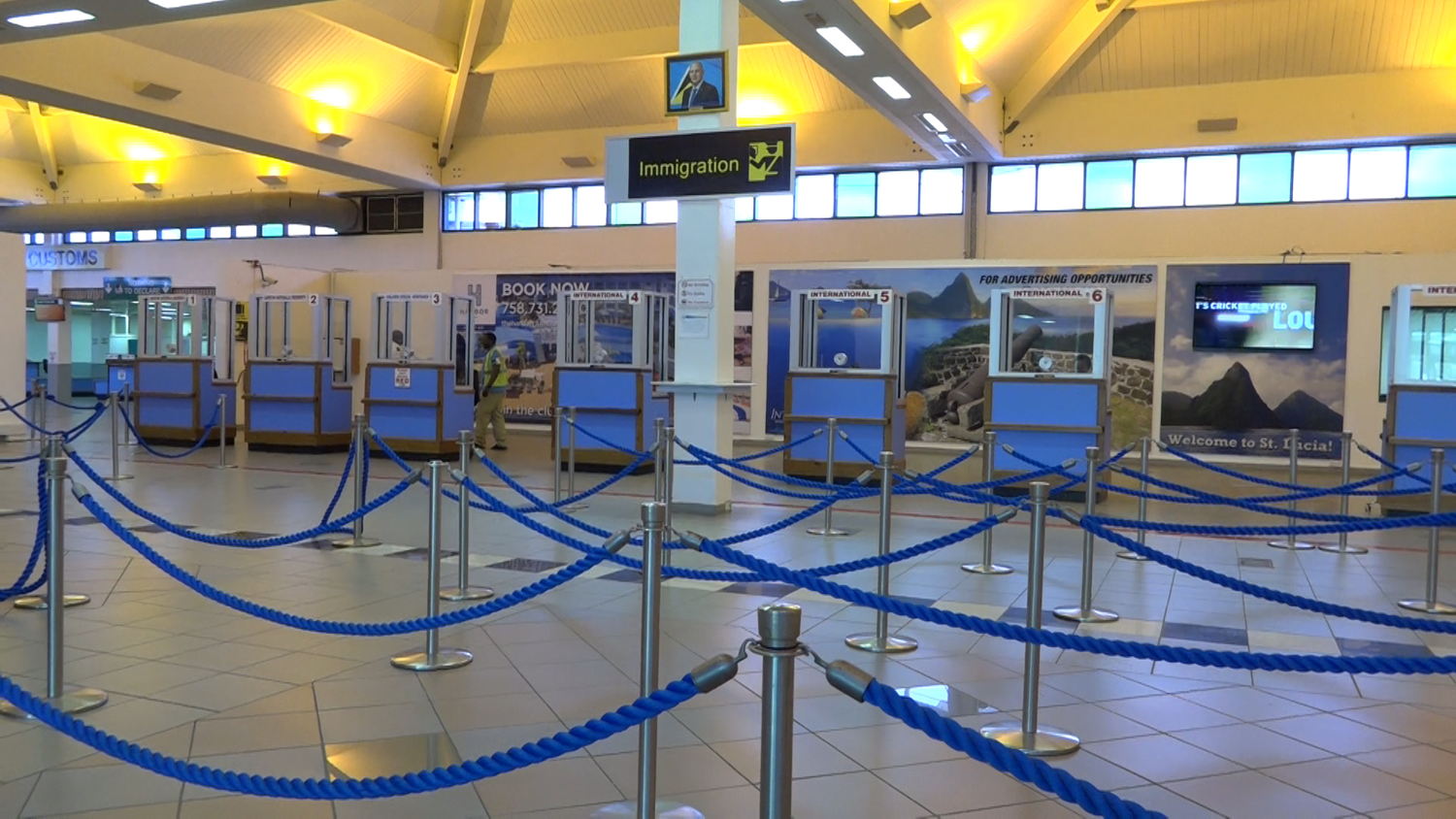 Visit of Hewanorra International Airport