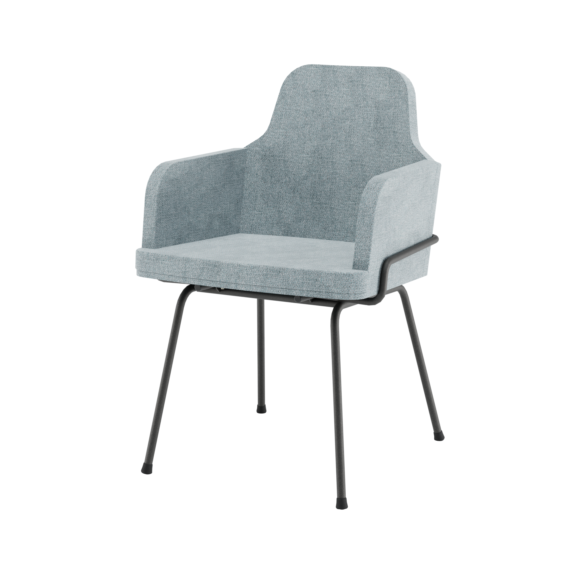In het ‘Ode to Nature’ kleurenpalet is turkoois/aquablauw een gloednieuwe trendkleur. Design in Box vertaalt dit met de Hybrid chair in ‘Orion Azure’ naar duurzaam design in een tijdloos jasje.