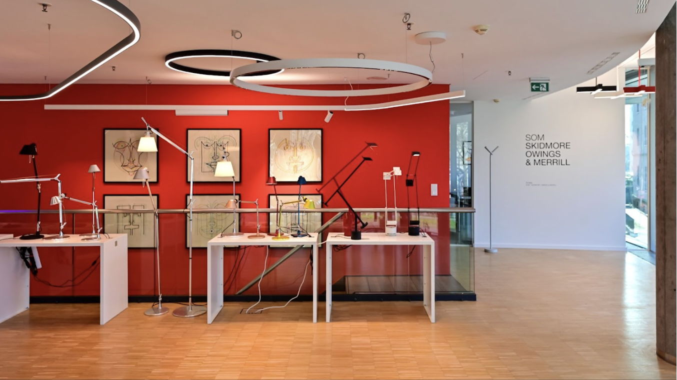 Artemide Frankfurt Flagship Store. Photography by Martin Joppen