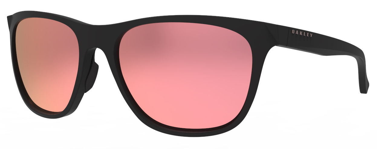 OAKLEY LEADLINE POLISHED BLACK WITH PRIZM ROSE GOLD POLAR