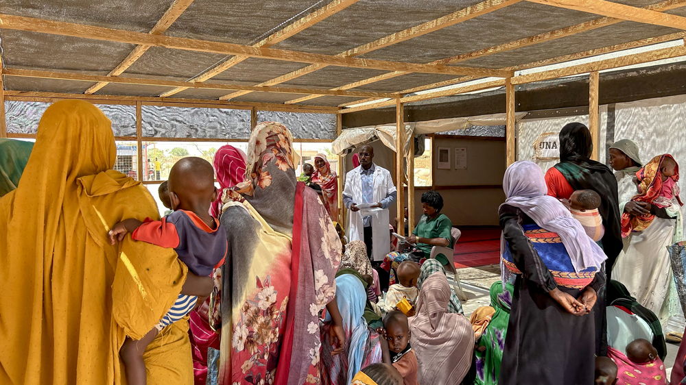 Programa nutricional en el campo de refugiados de Aboutengue, este de Chad. © Laora Vigourt/MSF