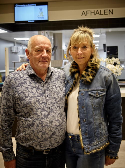 Franchisenemer Willy Verrecas en echtgenote