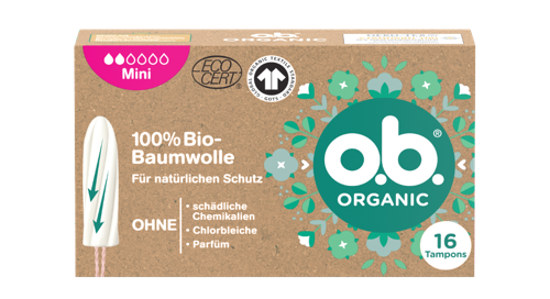 o.b. Organic Tampons, Mini