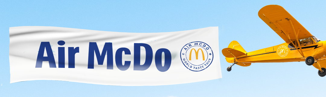 Ga deze zomer gratis op reis met Air McDo!