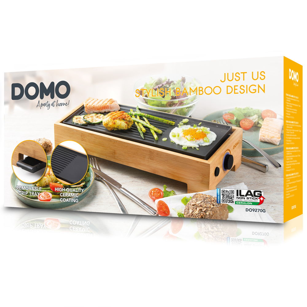 DO9270G Plancha Grill Bamboo Style ‘Just Us’