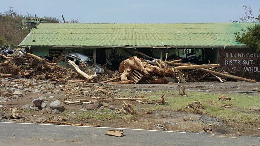 Situation in Dominica after the path of hurricane Maria.