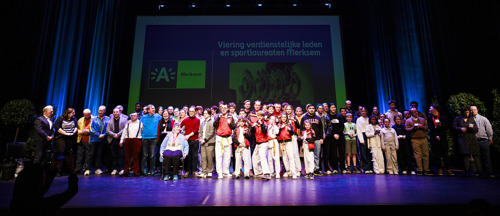 Merksemse sportlaureaten 2023 gevierd in Schouwburg Noord