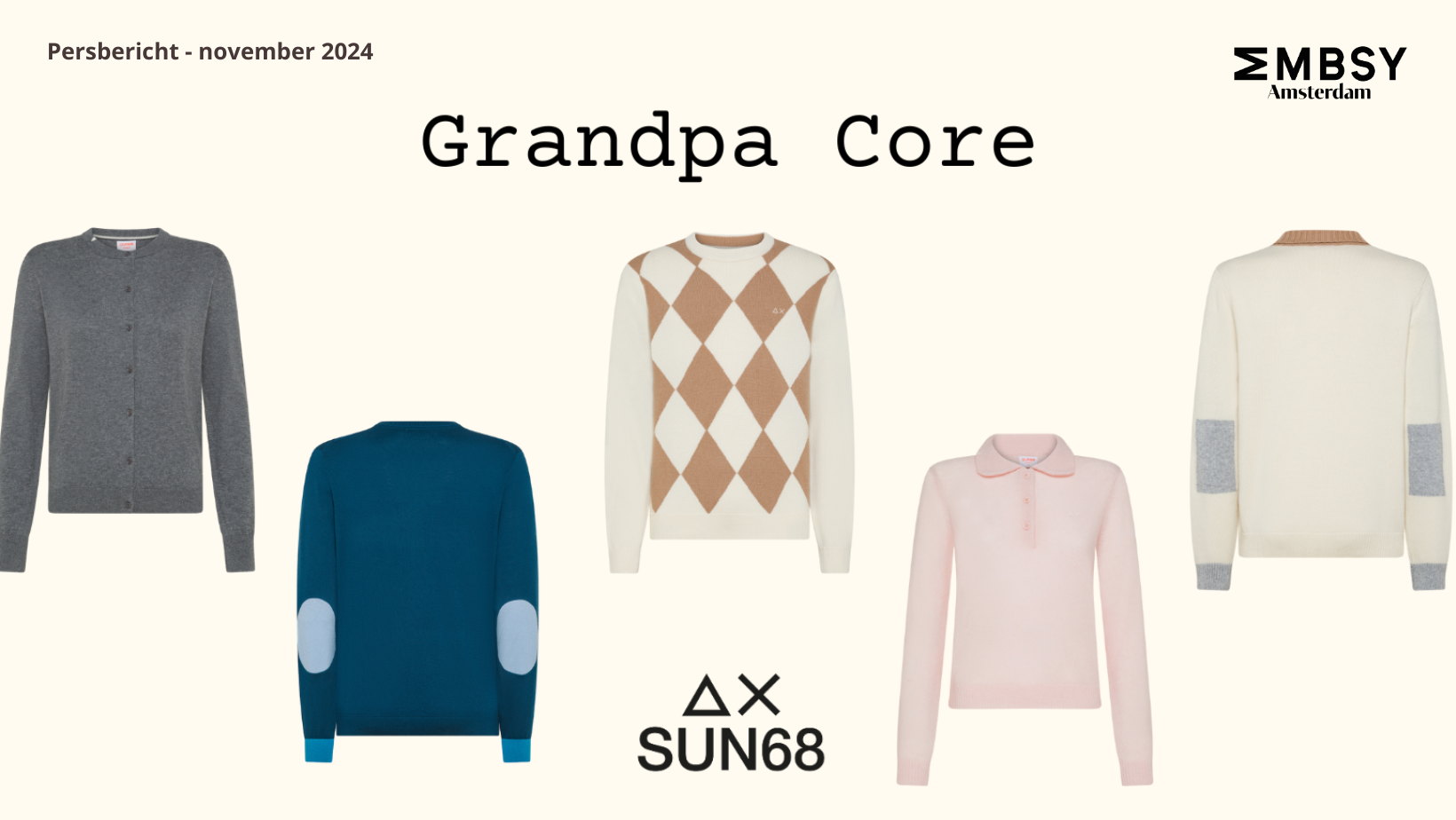 SUN68 FW24: Vintage looks met een eigentijdse twist