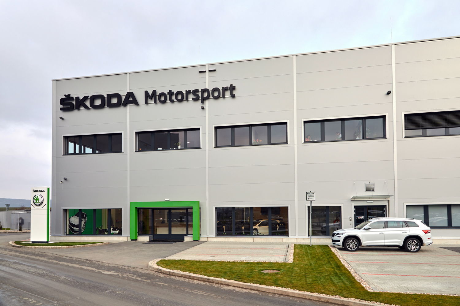 The new facilities host all departments of ŠKODA Motorsport under one roof.