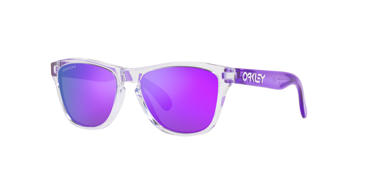 OAKLEY FROGSKINS XXS CLEAR WITH PRIZM VIOLET